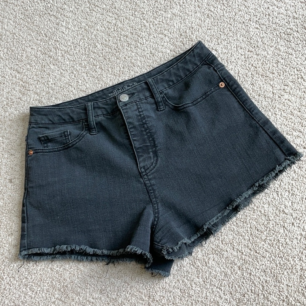 Black Jeans shorts size 6